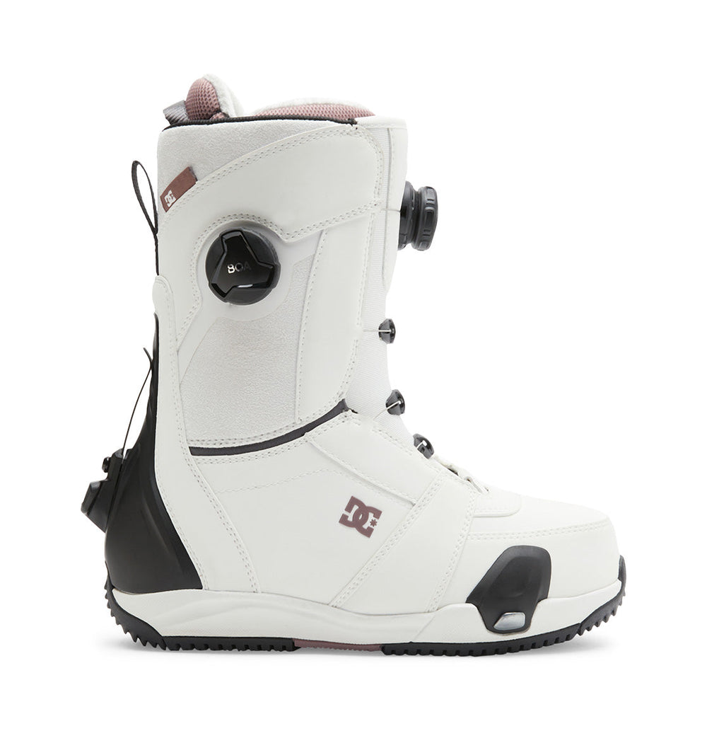 Lotus Step On® Snowboard Boots - Off White/Purple Wine | DC Shoes