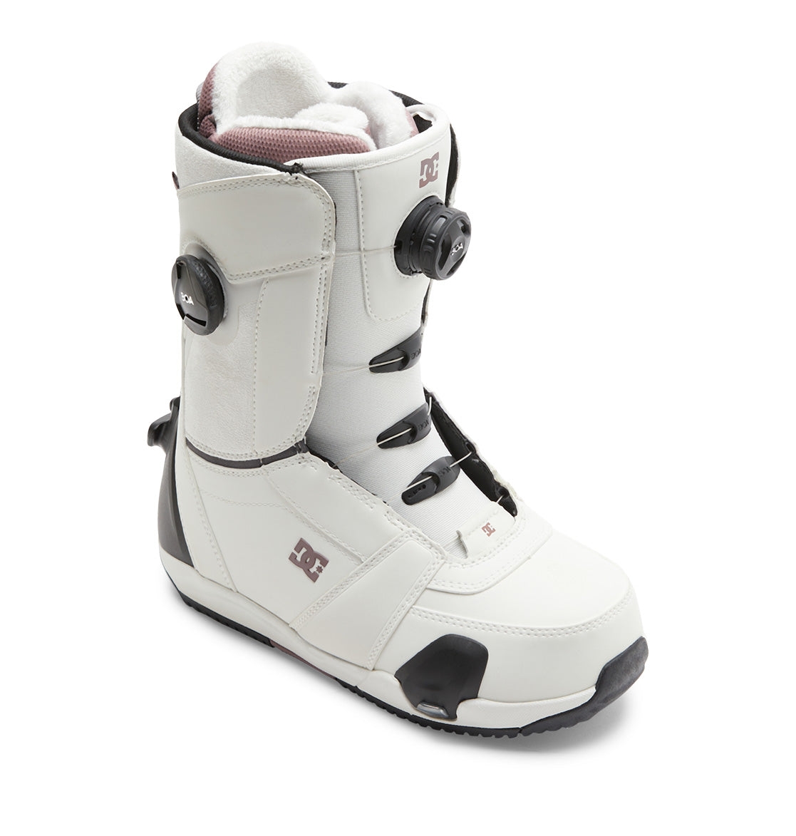 Lotus Step On® Snowboard Boots - Off White/Purple Wine | DC Shoes