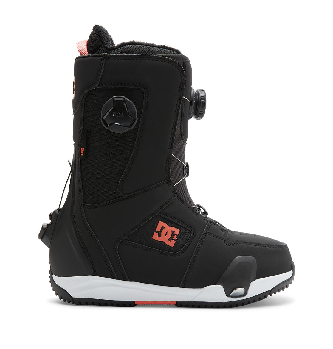 Phase BOA® Pro Step On® Snowboard Boots - Black/Hot Coral | DC Shoes