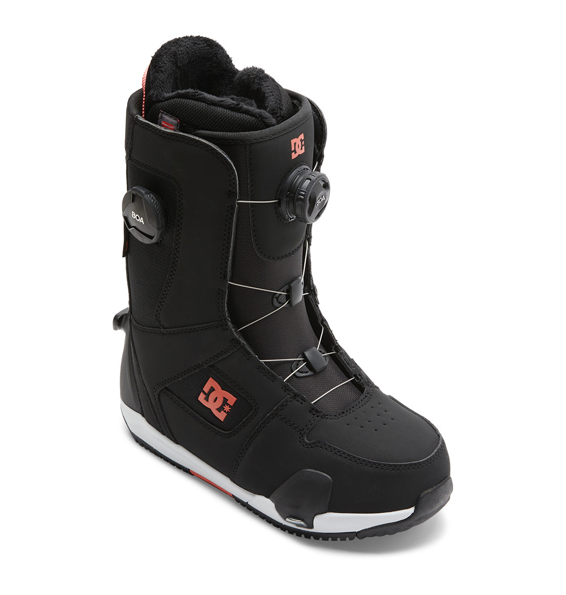Phase BOA® Pro Step On® Snowboard Boots - Black/Hot Coral | DC Shoes