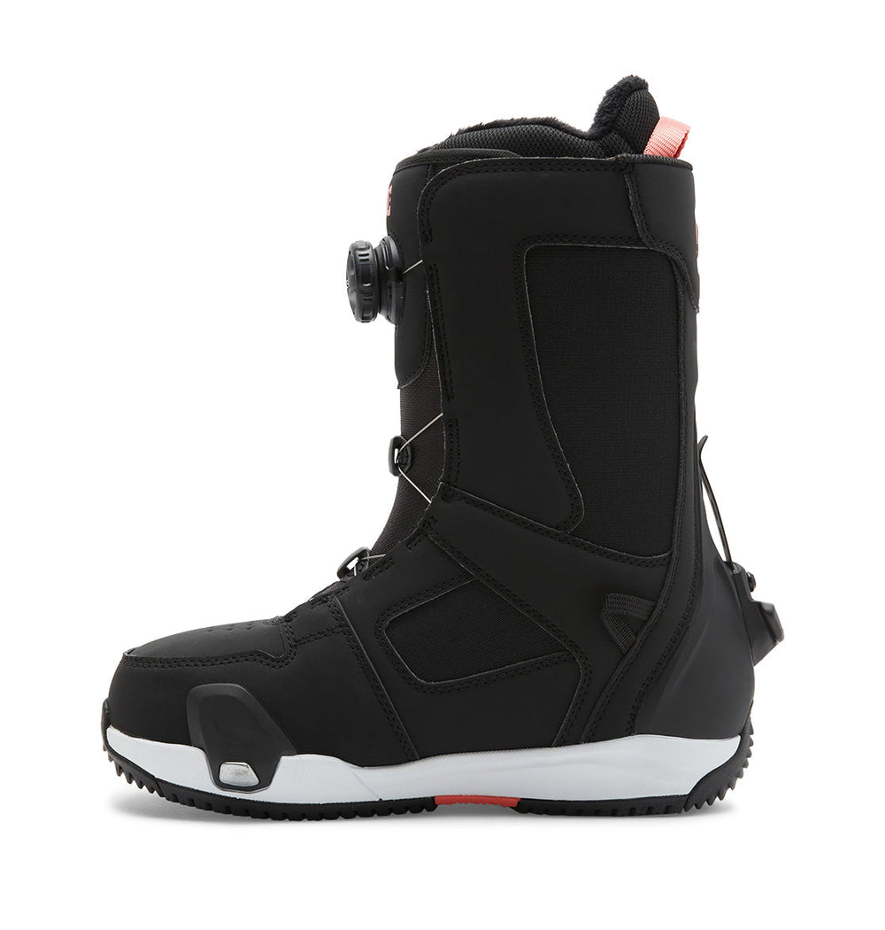Phase BOA® Pro Step On® Snowboard Boots - Black/Hot Coral | DC Shoes
