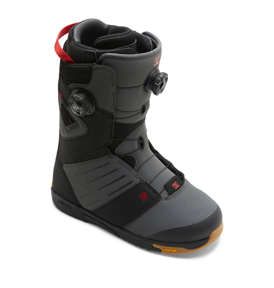 Judge BOA® Snowboard Boots - Black/Grey/Red | DC Shoes