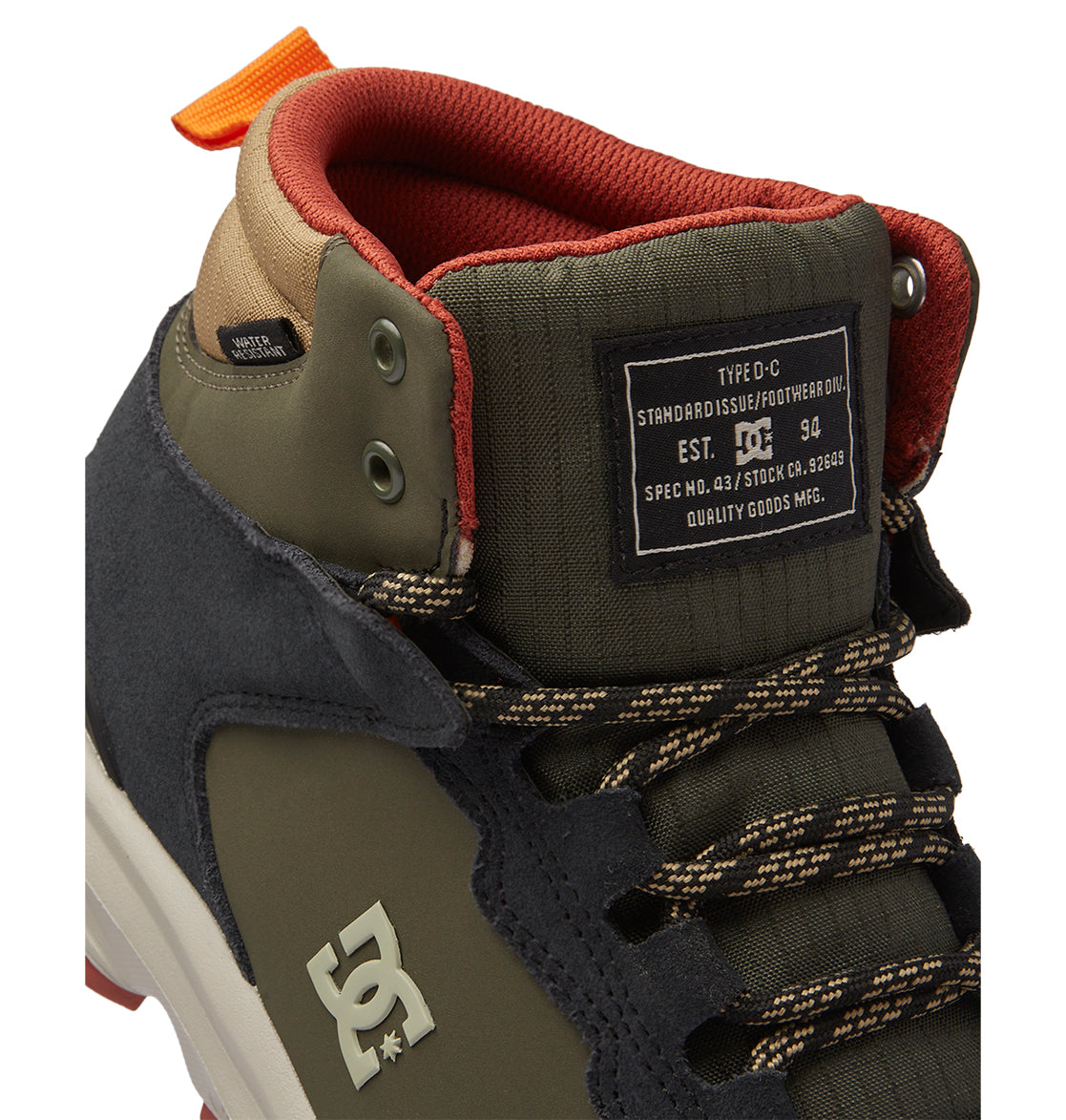 Mutiny Water-Resistant Boots - Brown/Brown/Green | DC Shoes