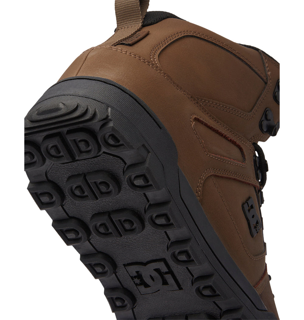 Pure High-Top Water-Resistant Winter Boots - Dark Chocolate | DC Shoes