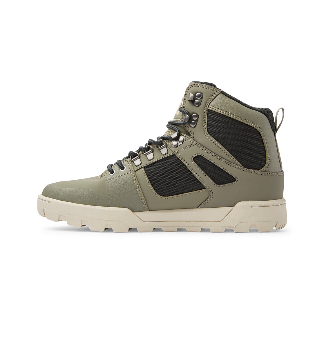 Pure High-Top Water-Resistant Winter Boots - Green/Black/White | DC Shoes