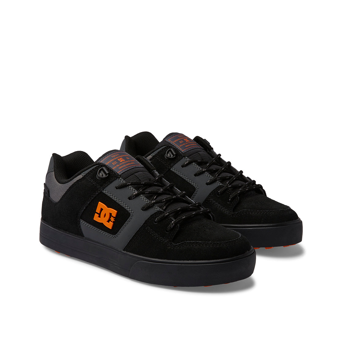 Pure Winterized Skate Shoes - Grey/Black/Orange | DC Shoes