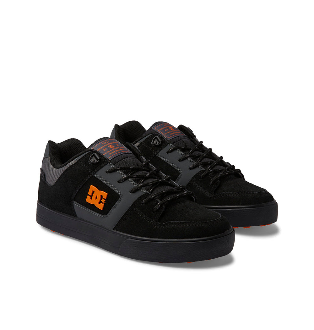 Pure Winterized Skate Shoes - Grey/Black/Orange | DC Shoes