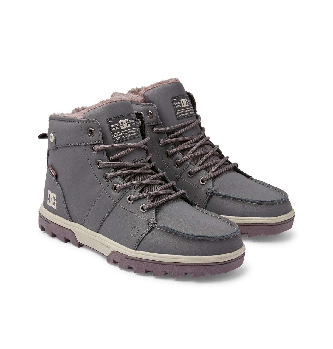 Woodland Boots Winter Boots - Dark Grey/Light Grey | DC Shoes
