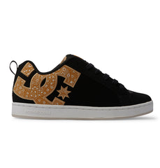 Court Graffik Shoes - Black/Gold | DC Shoes