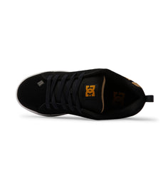 Court Graffik Shoes - Black/Gold | DC Shoes