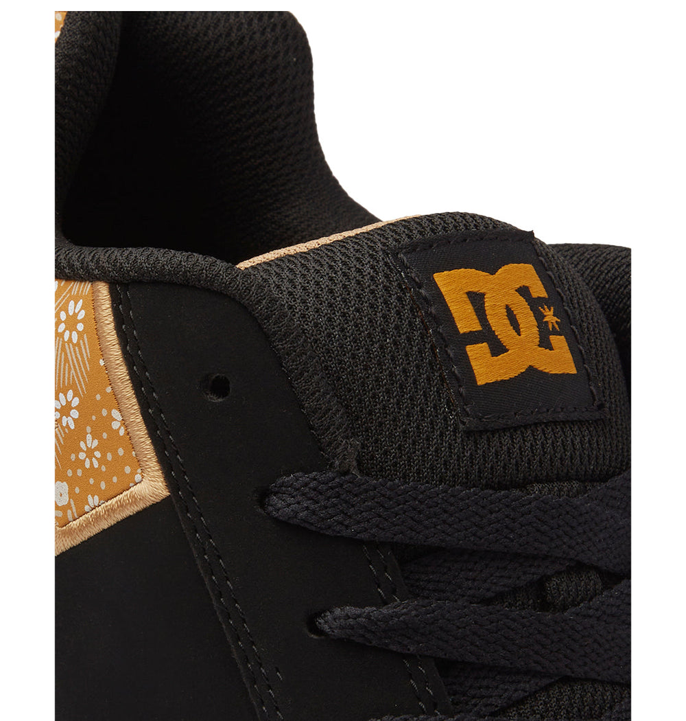 Court Graffik Shoes - Black/Gold | DC Shoes
