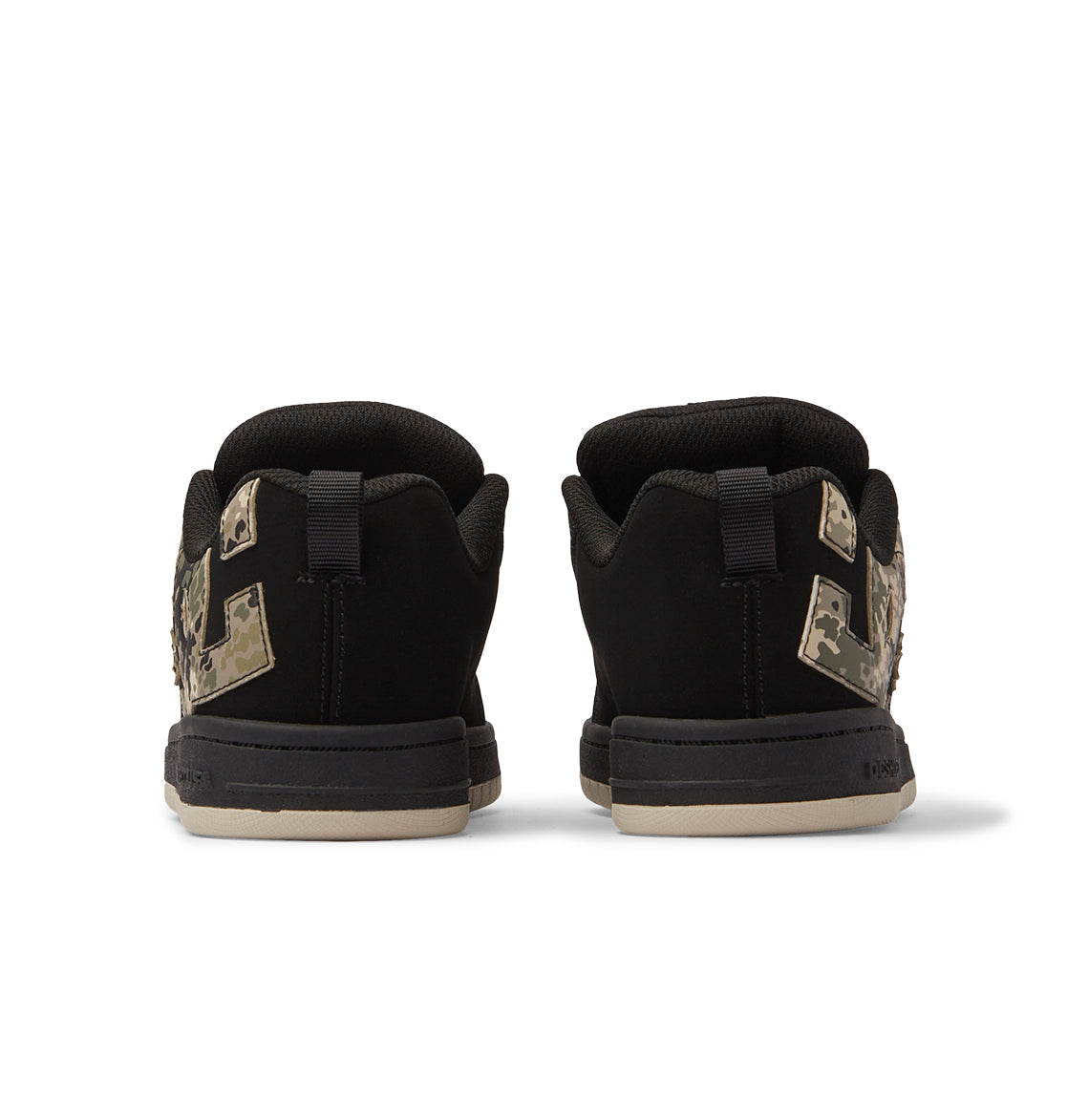 Court Graffik Shoes - Black/Green Print | DC Shoes