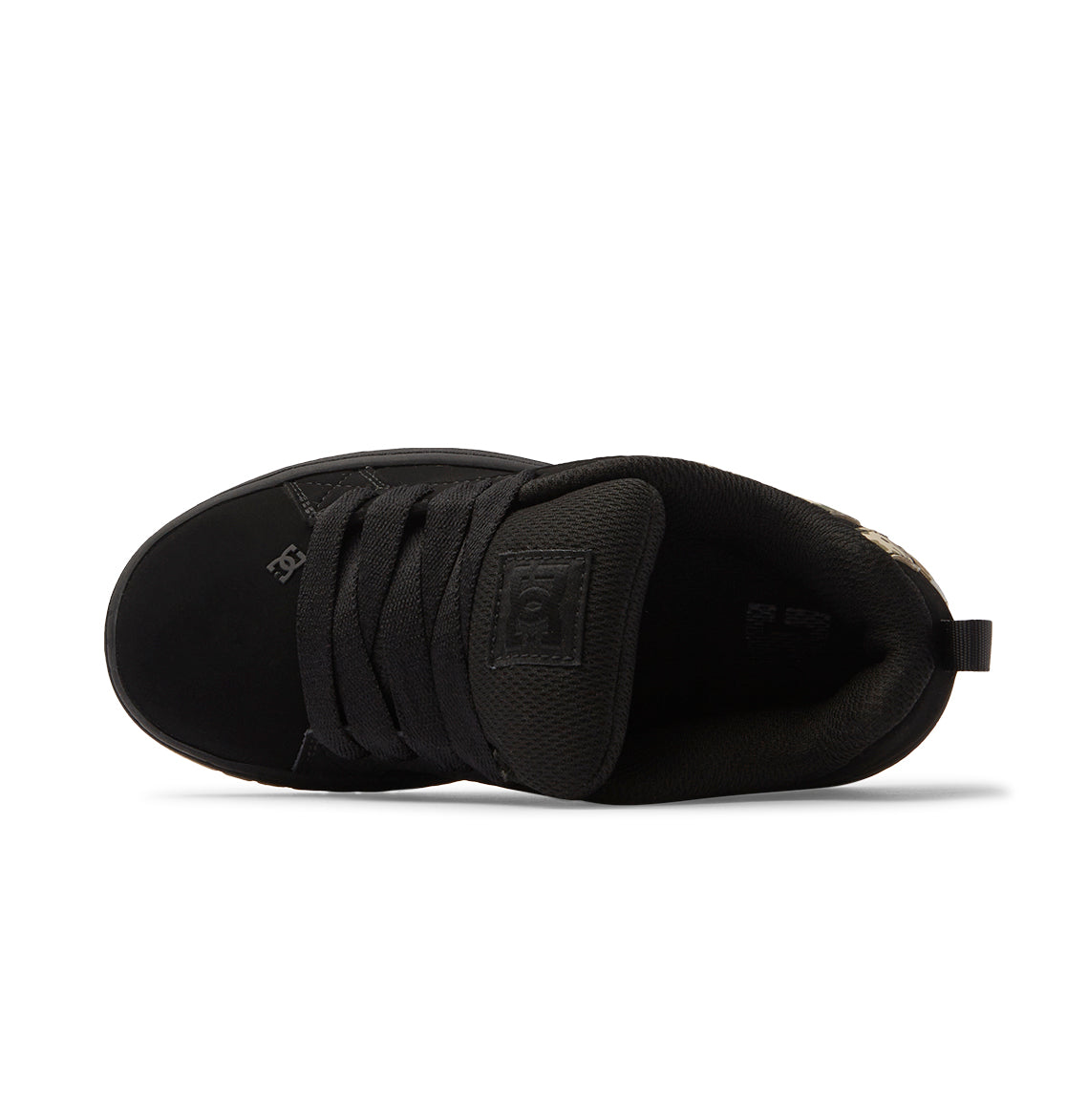 Court Graffik Shoes - Black/Green Print | DC Shoes