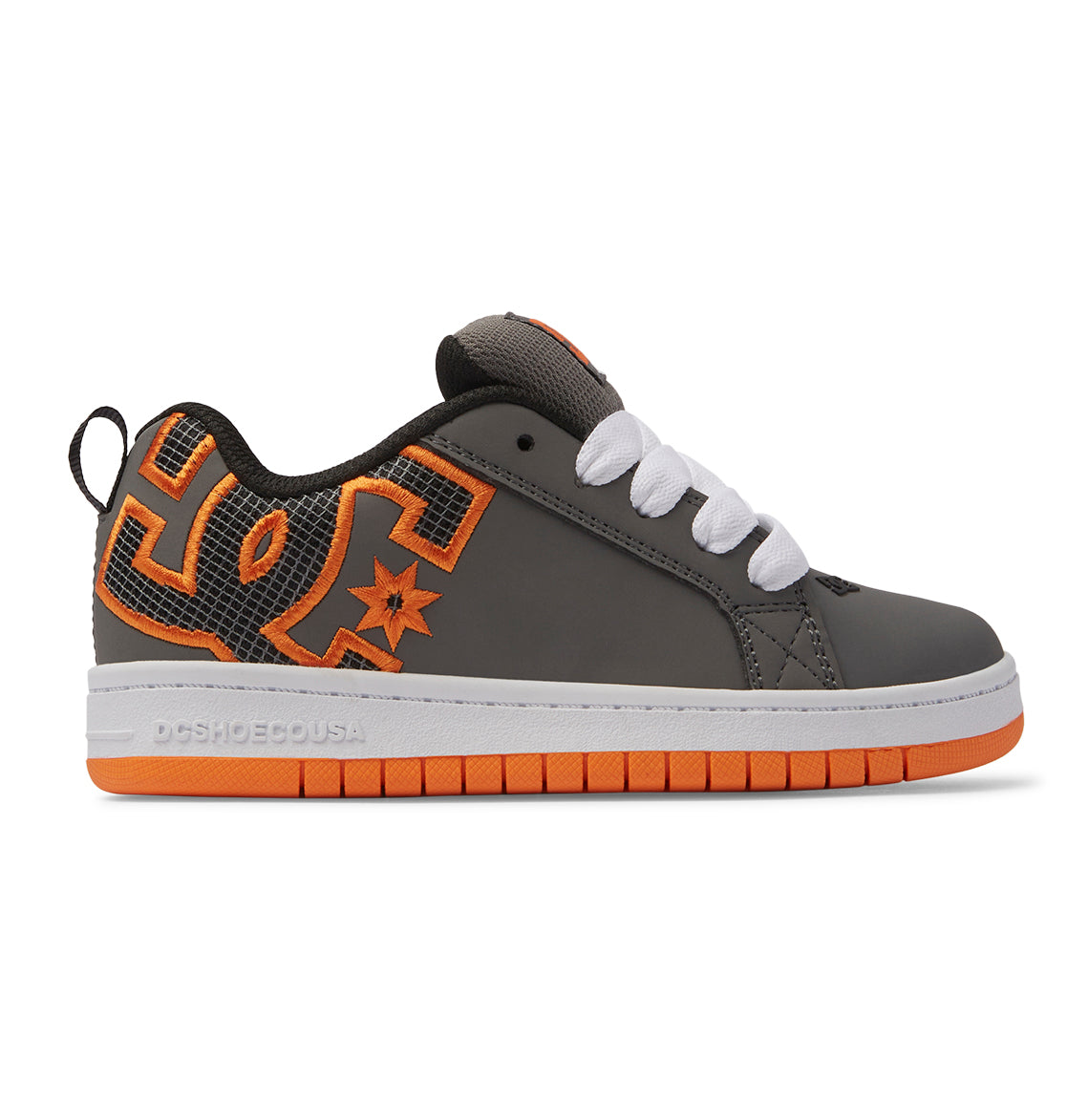 Court Graffik Shoes - Grey/Orange | DC Shoes