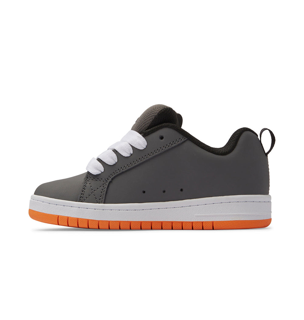 Court Graffik Shoes - Grey/Orange | DC Shoes