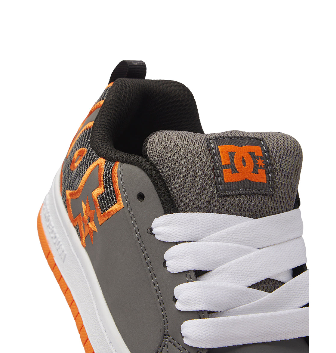 Court Graffik Shoes - Grey/Orange | DC Shoes