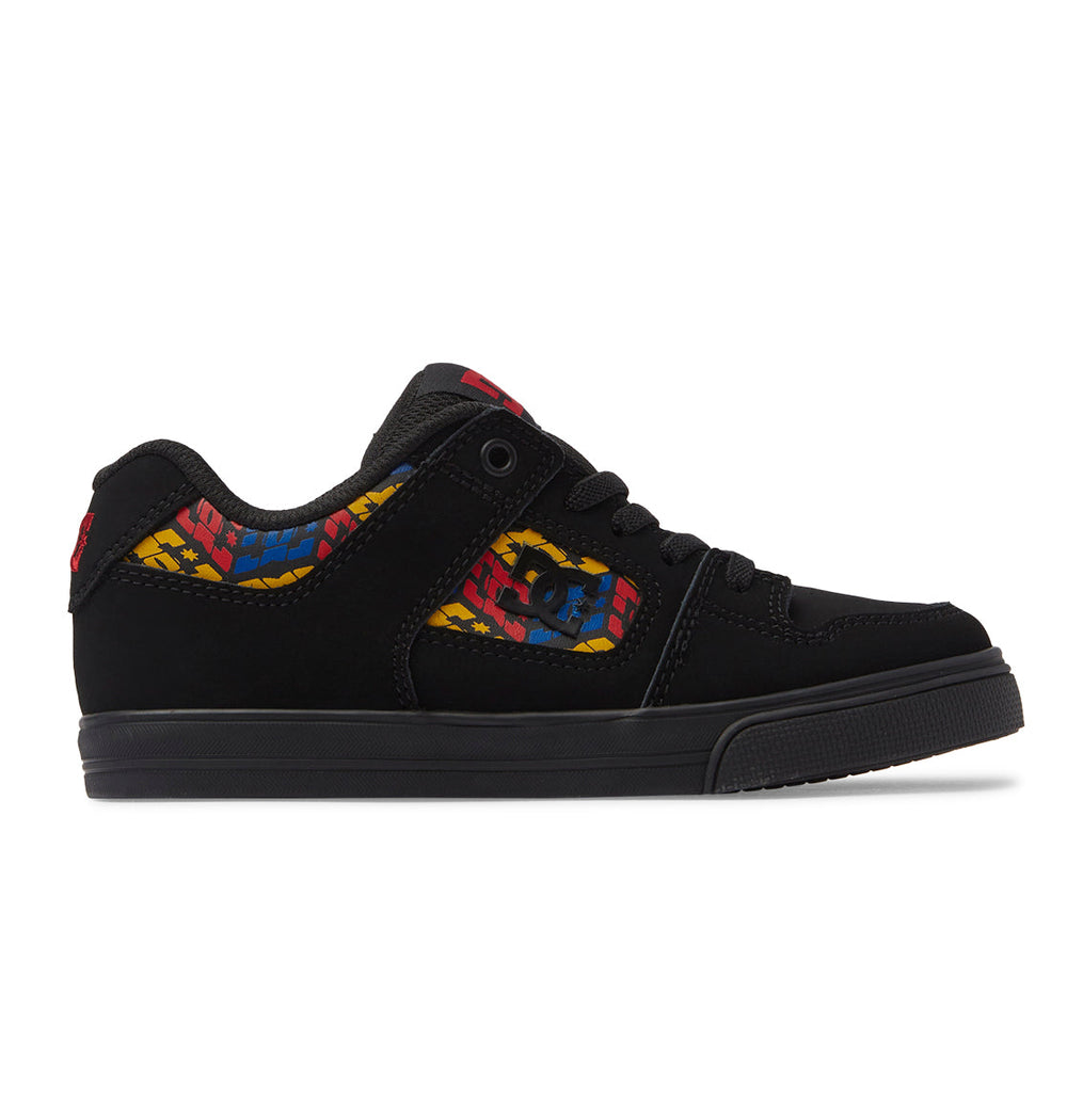 Pure Elastic Lace Shoes - Black/Print | DC Shoes