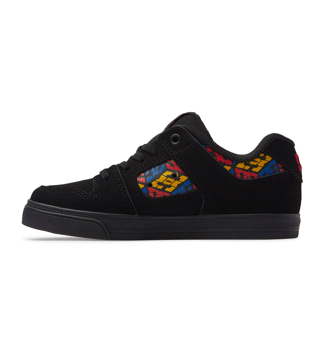 Pure Elastic Lace Shoes - Black/Print | DC Shoes