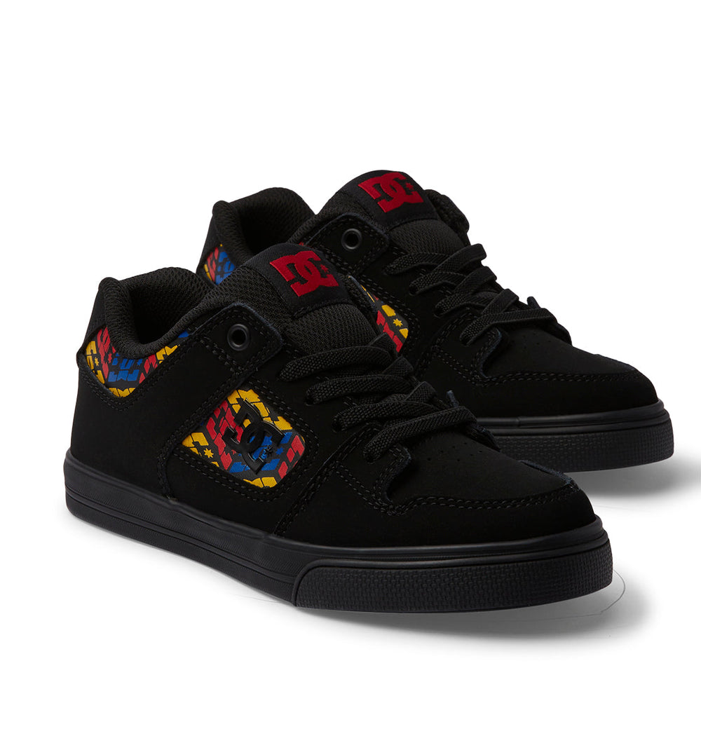 Pure Elastic Lace Shoes - Black/Print | DC Shoes