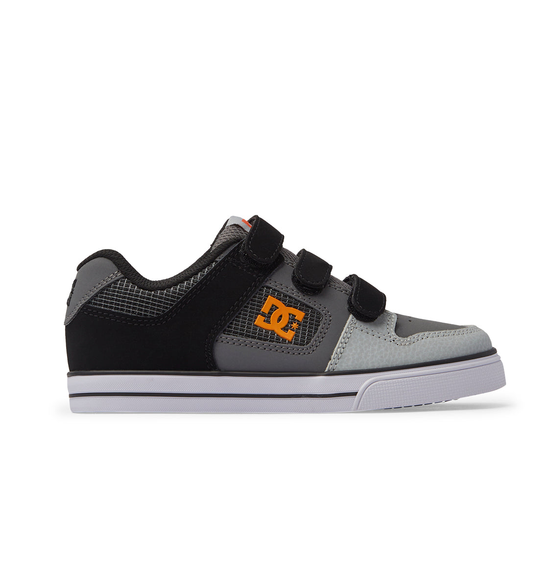 Pure Velcro Shoes - Grey/Orange | DC Shoes