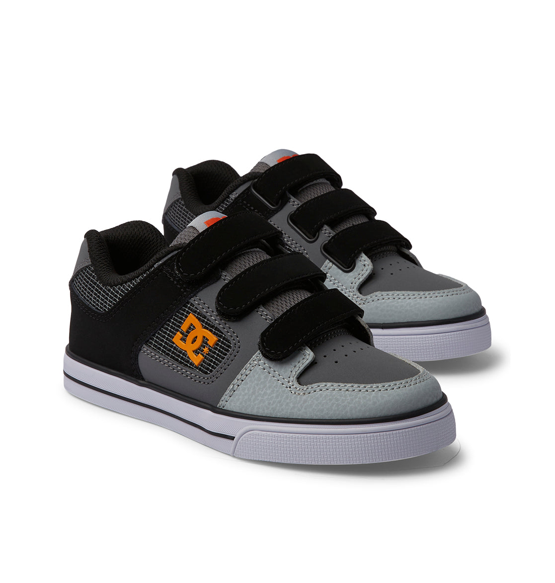 Pure Velcro Shoes - Grey/Orange | DC Shoes