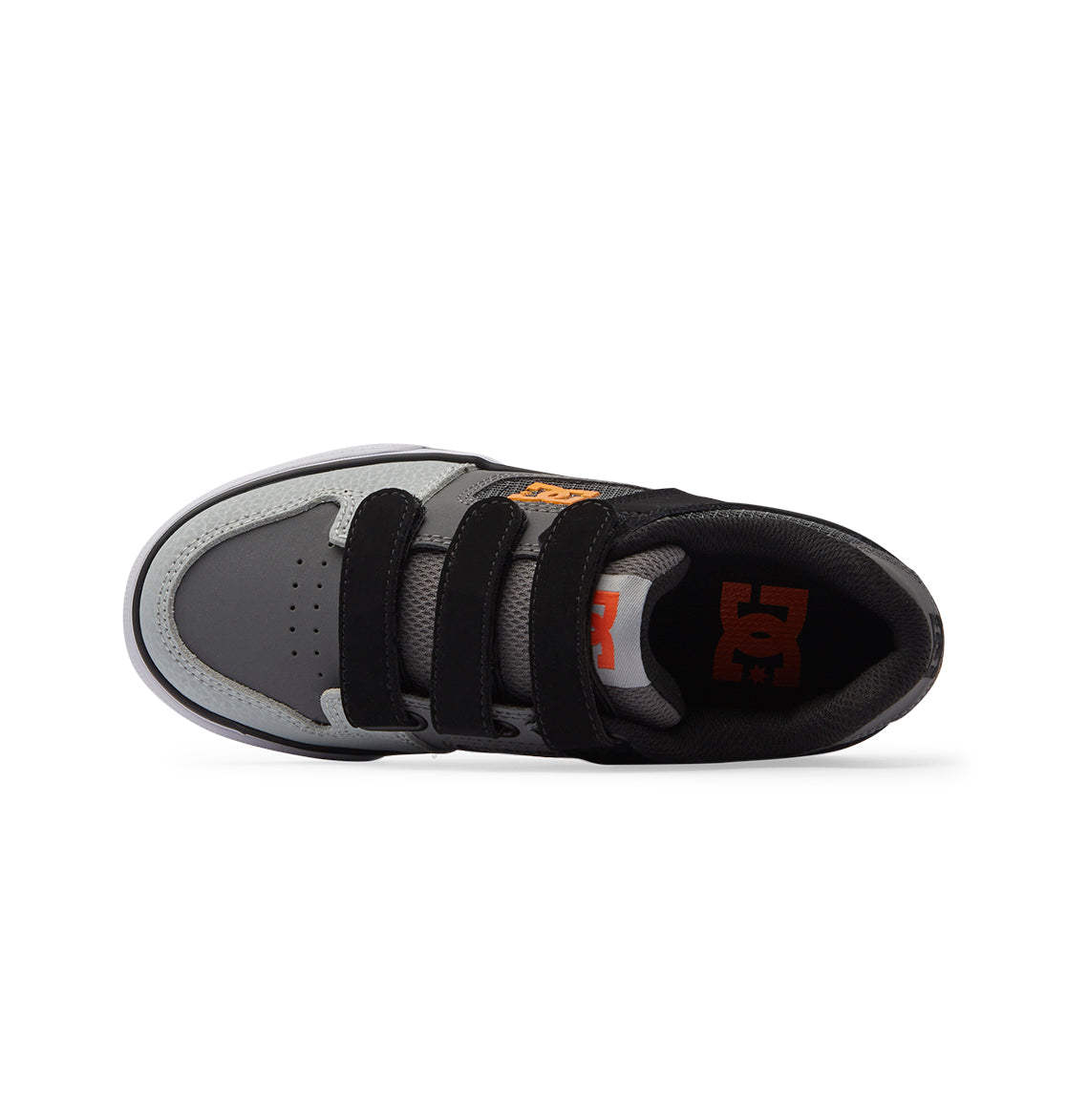 Pure Velcro Shoes - Grey/Orange | DC Shoes
