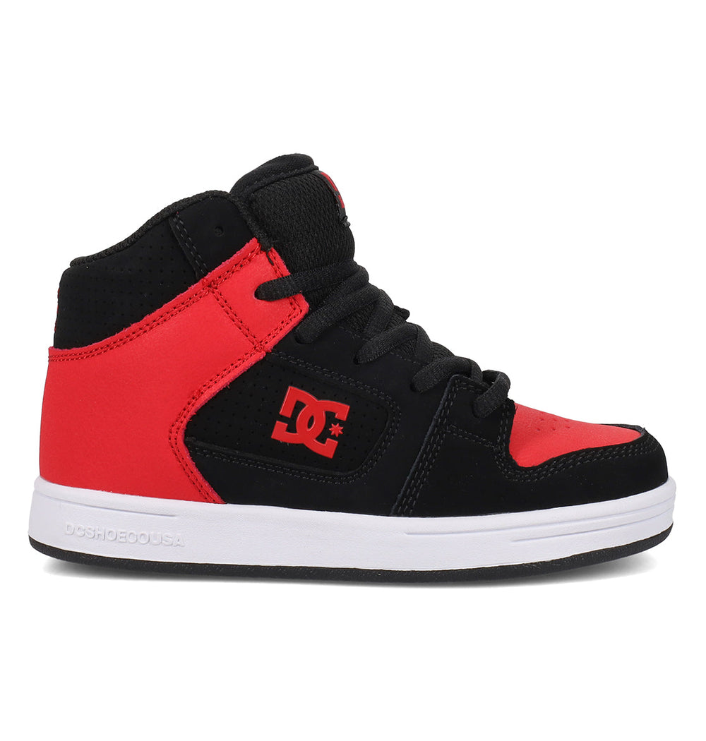 Manteca 4 HI Shoes - Black/Red/White | DC Shoes
