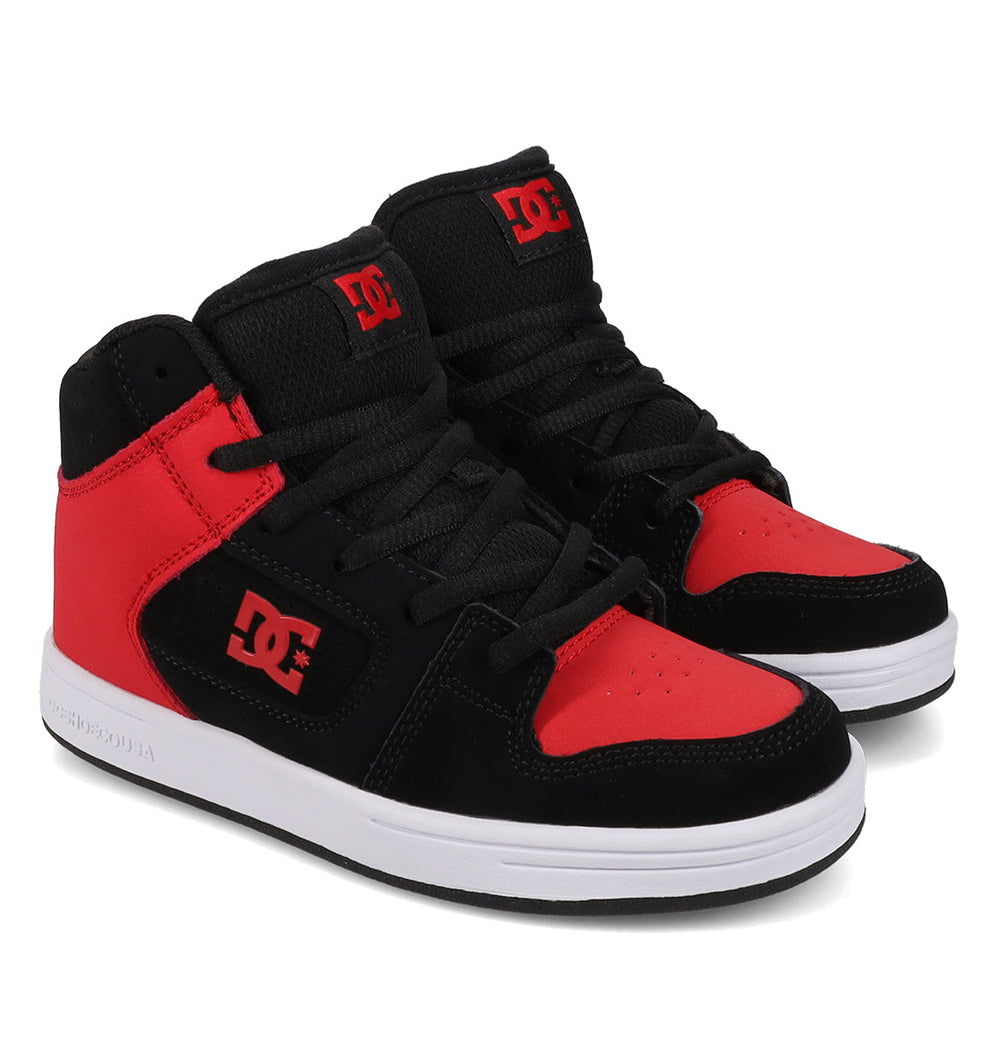 Manteca 4 HI Shoes - Black/Red/White | DC Shoes