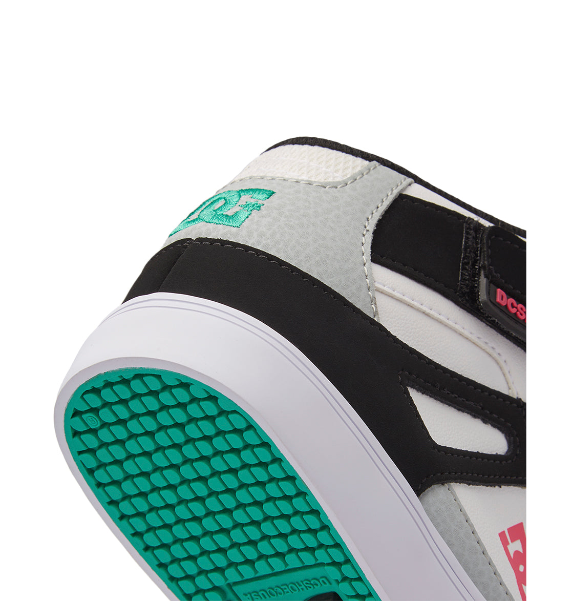 Pure High-Top Elastic Lace High-Top Shoes - Black/Blue/Pink | DC Shoes