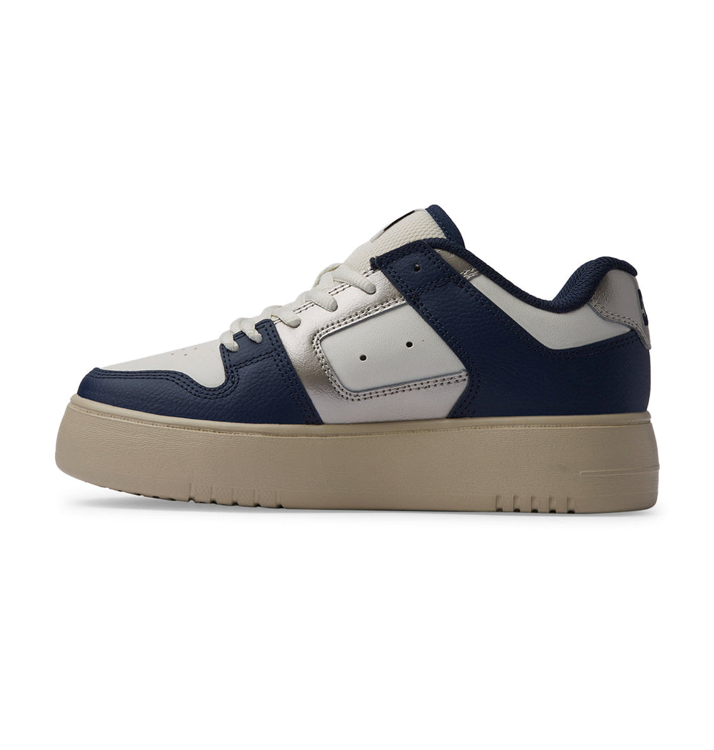 Manteca 4 Platform Shoes - White/Champagne | DC Shoes