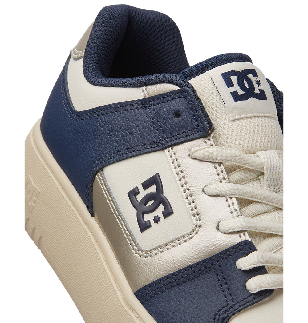 Manteca 4 Platform Shoes - White/Champagne | DC Shoes