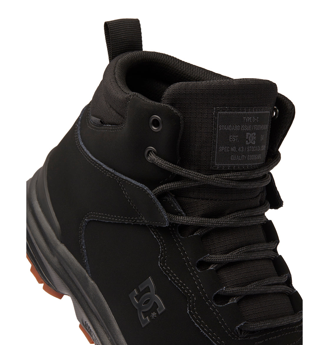 Mutiny Water-Resistant Boots - Black/Black/Black | DC Shoes