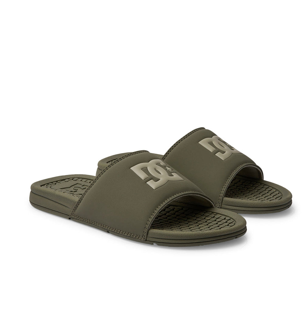 Bolsa Slides - Light Olive/Oyster | DC Shoes