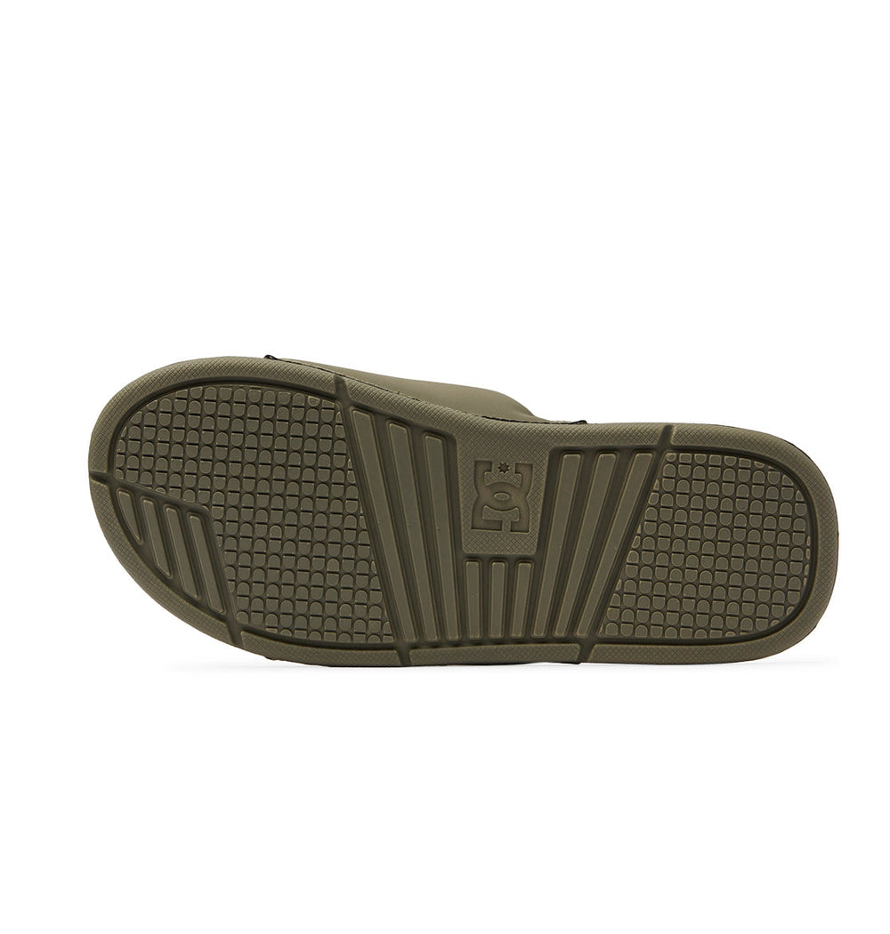 Bolsa Slides - Light Olive/Oyster | DC Shoes