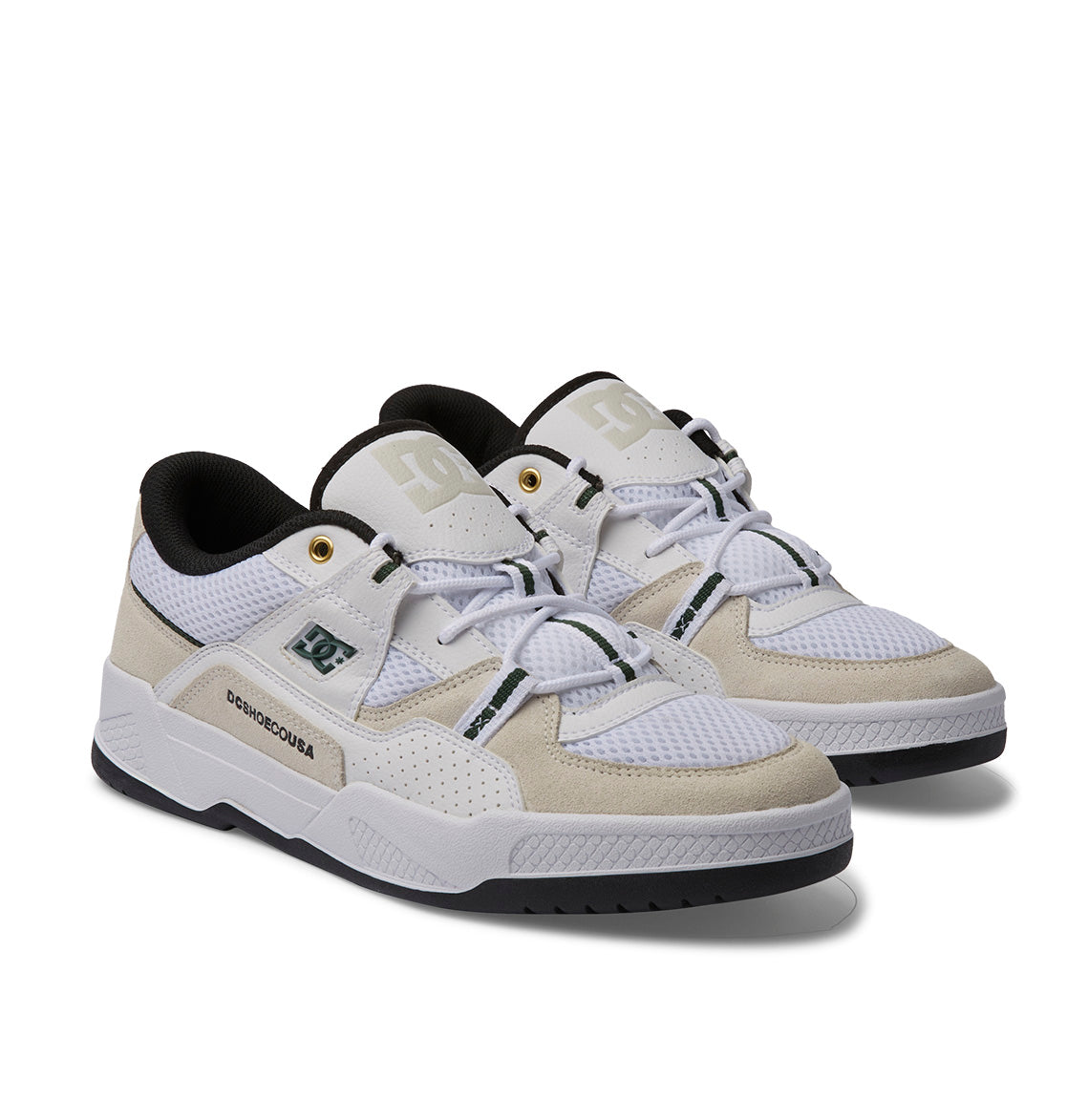 Construct Shoes - White/Black/Green | DC Shoes