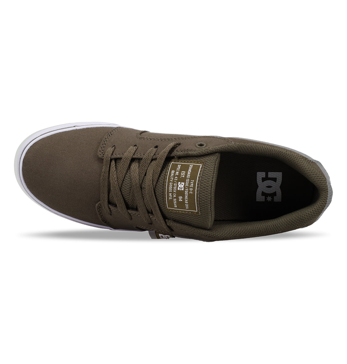 Anvil Tx Lt Shoes - Olive Light/Olive | DC Shoes