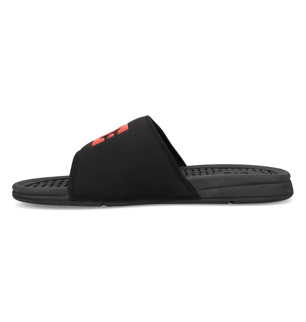 Bolsa Slides - Black/Grey/Red Black/Grey/Red | DC Shoes