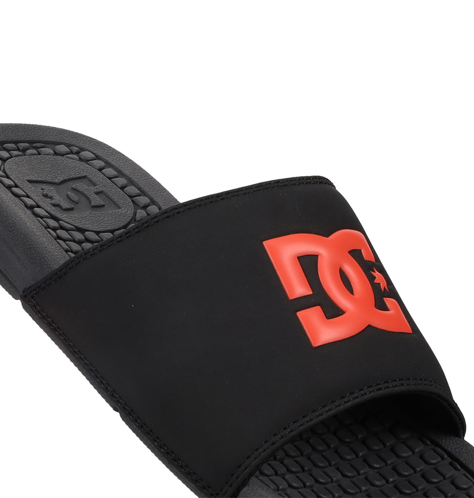 Bolsa Slides - Black/Grey/Red Black/Grey/Red | DC Shoes