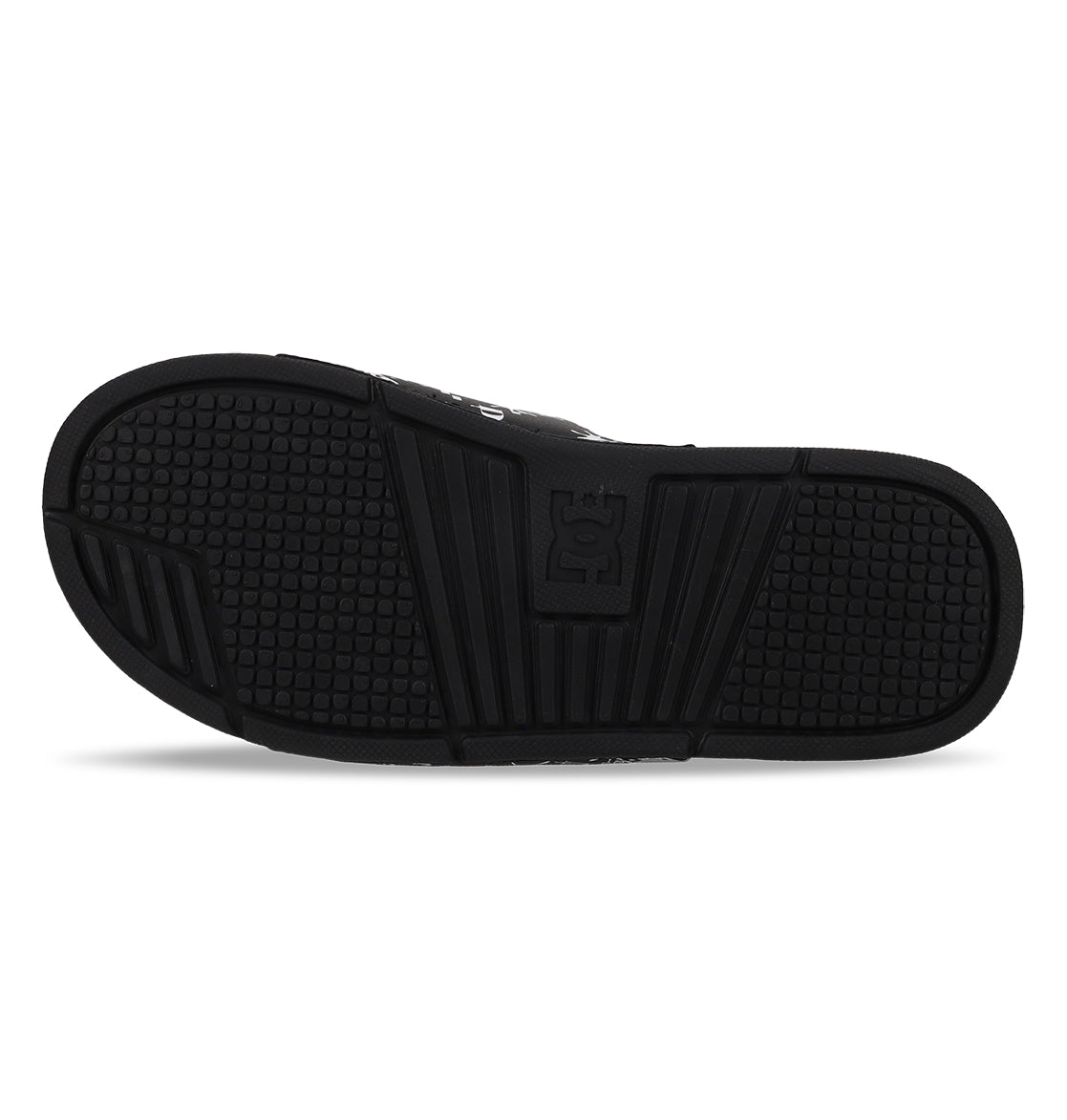 Bolsa Slides - Black/White Black/White | DC Shoes