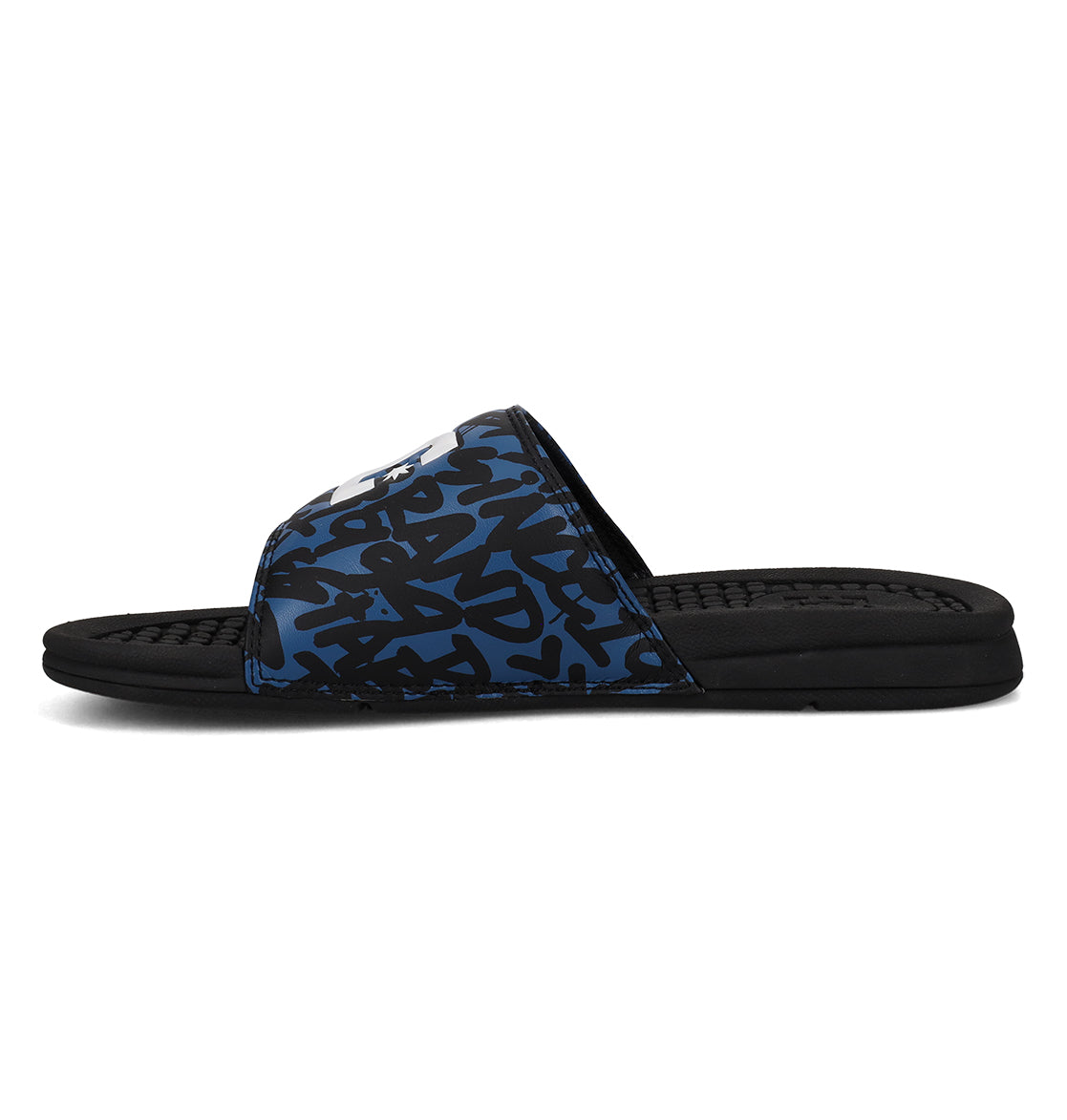 Bolsa Slides - Black/Blue/White Black/Blue/White | DC Shoes