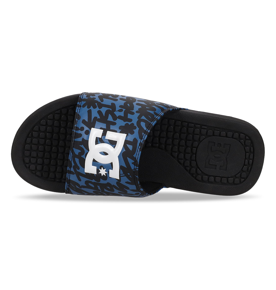 Bolsa Slides - Black/Blue/White Black/Blue/White | DC Shoes