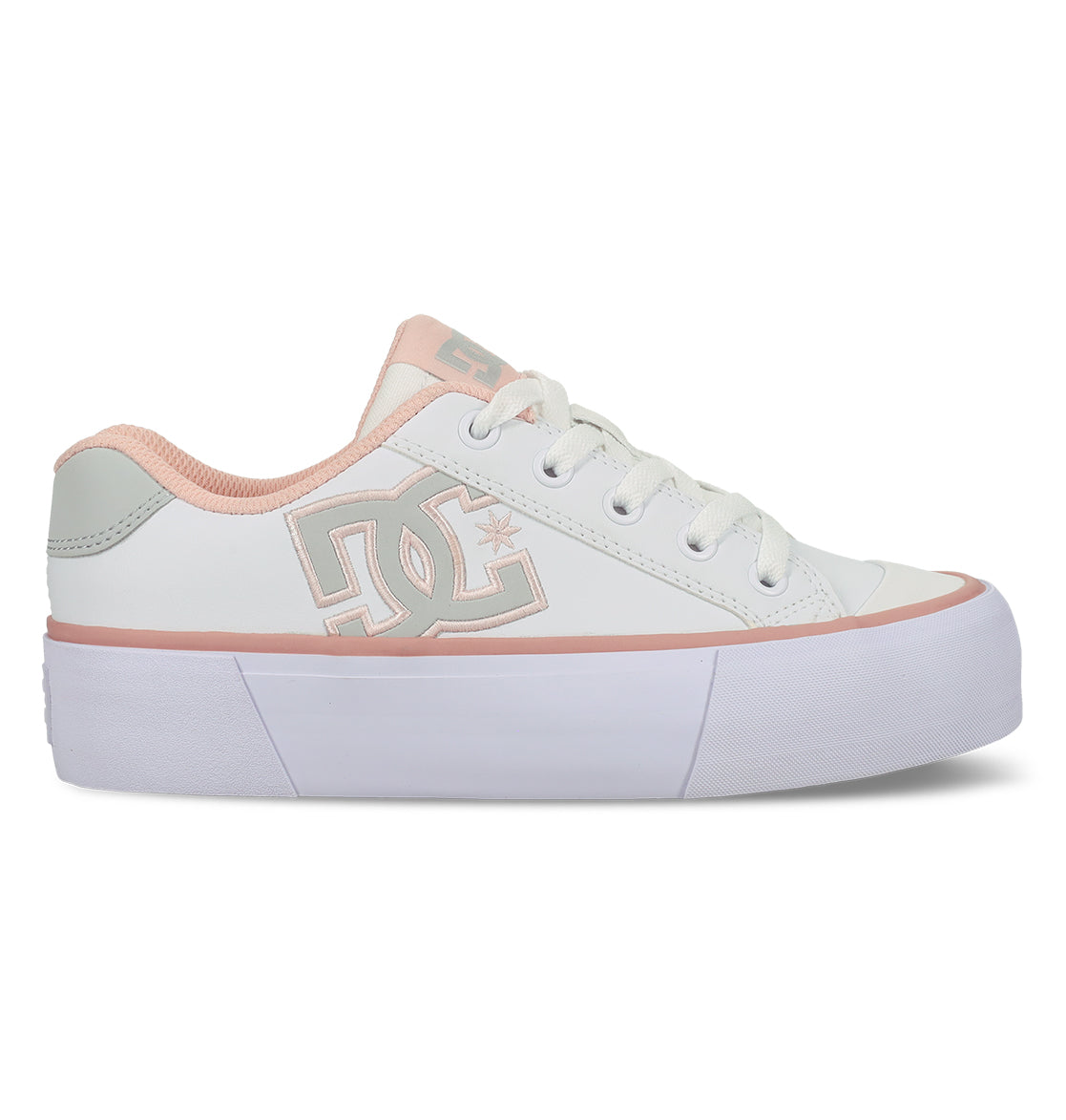 Chelsea Platform Shoes - Wht/Gry/Blush White/Gry/Blush | DC Shoes