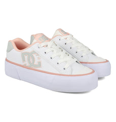 Chelsea Platform Shoes - Wht/Gry/Blush White/Gry/Blush | DC Shoes