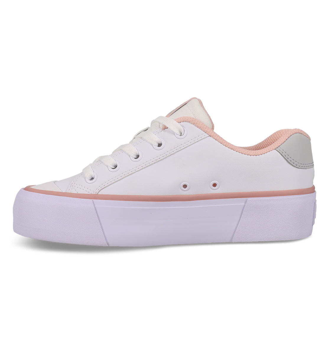 Chelsea Platform Shoes - Wht/Gry/Blush White/Gry/Blush | DC Shoes