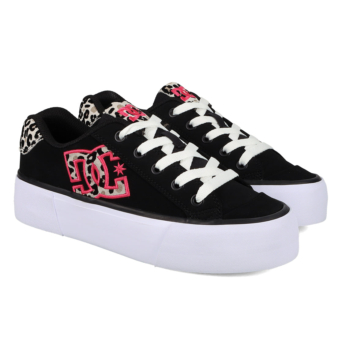 Chelsea Platform Shoes - Blk/Pnk/Leopd Black/Pink/Leopard | DC Shoes