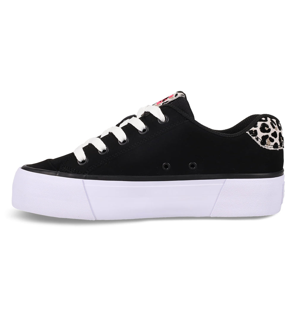 Chelsea Platform Shoes - Blk/Pnk/Leopd Black/Pink/Leopard | DC Shoes