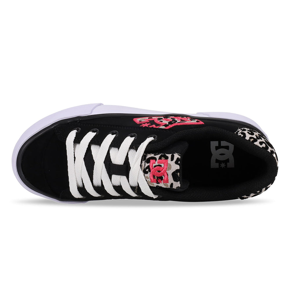 Chelsea Platform Shoes - Blk/Pnk/Leopd Black/Pink/Leopard | DC Shoes