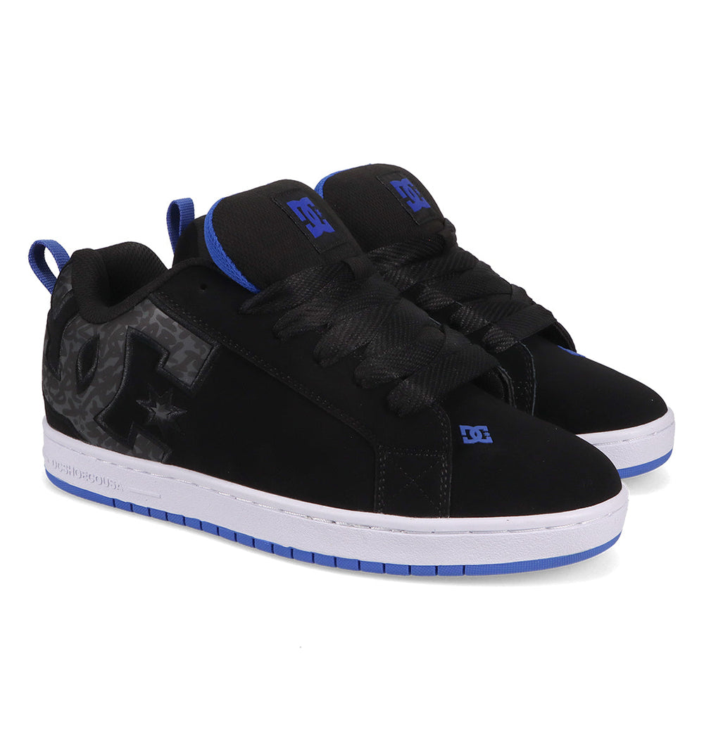 Court Graffik Shoes - Black/Blue Black/Blue | DC Shoes