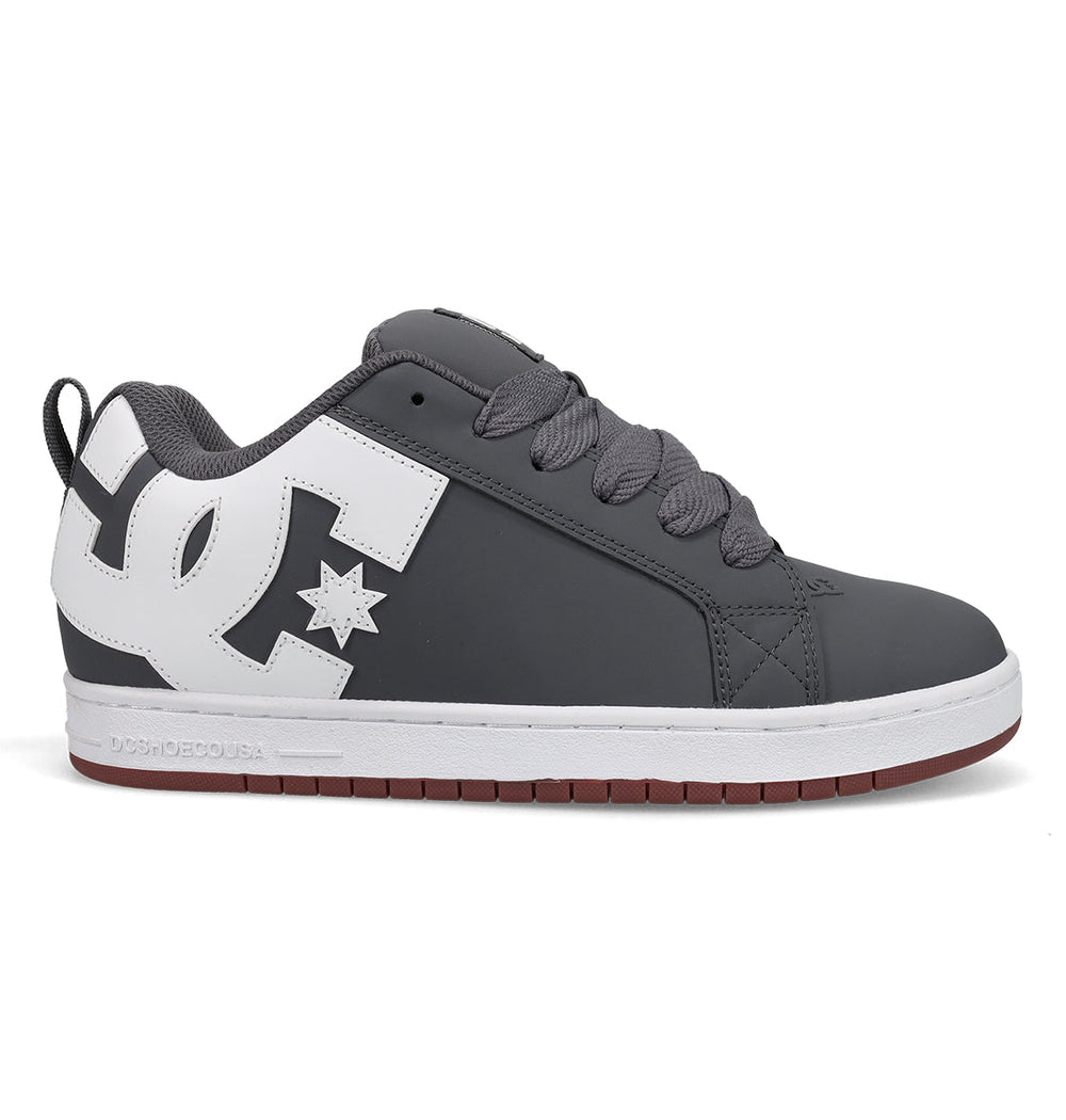 Court Graffik Shoes - Grey/White | DC Shoes