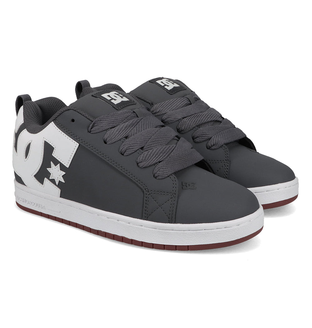 Court Graffik Shoes - Grey/White | DC Shoes